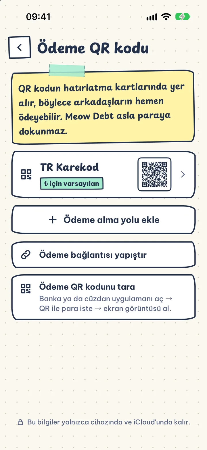 Karekod ile ödeme al. Banka uygulamandaki TR Karekod ya da ödeme bağlantın, doğrudan kartta.